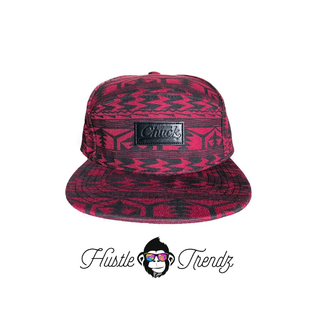 Men’s Red Black Original Chuck SnapBack Hat